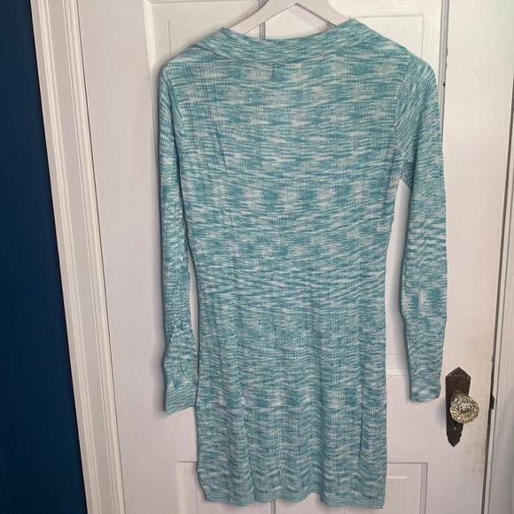 L* space Revolve Aria Long Sleeve Collared Bodycon Knit Dress Sky New W-304 Sz M - Picture 12 of 13